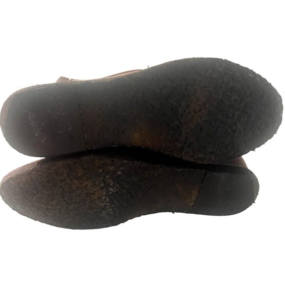 Stuart Weitzman Womens Sz 8.5  Leather Wedge Pull On Short Boots Brown Casual - Picture 7 of 16